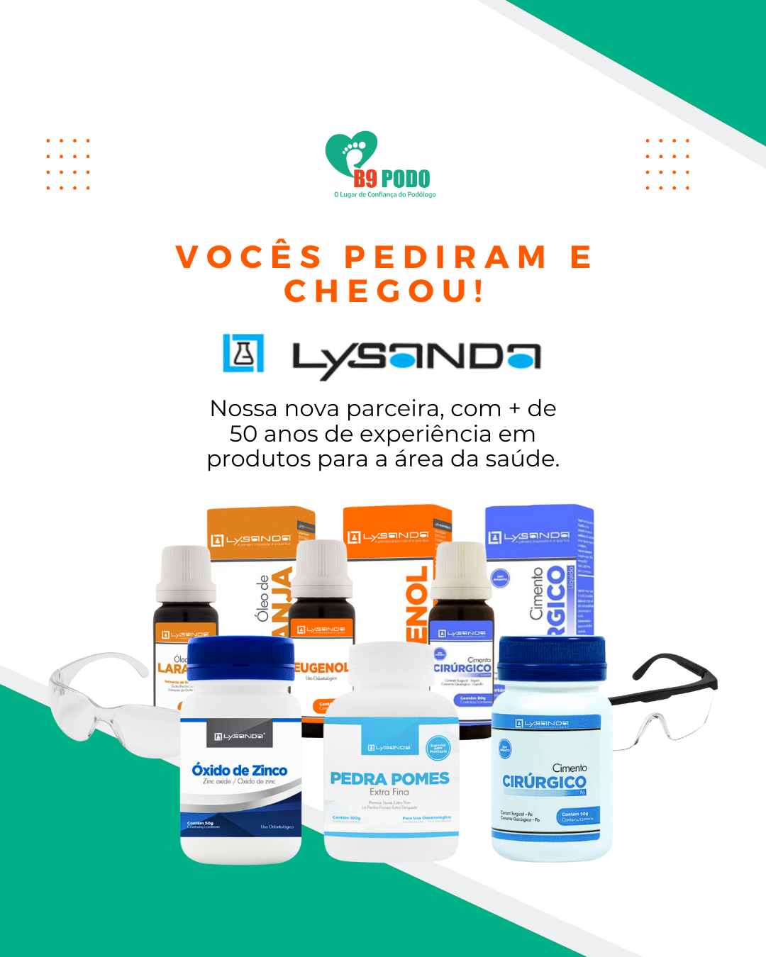 22.08 Nova marca Parceira Lysanda - Post